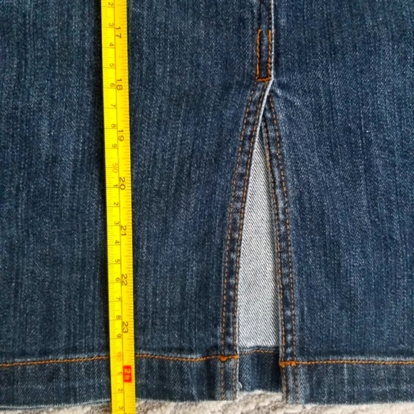 BiG SALE Jean skirt. fits size 12/13. From Contrast Jeans - Picture 4 of 7